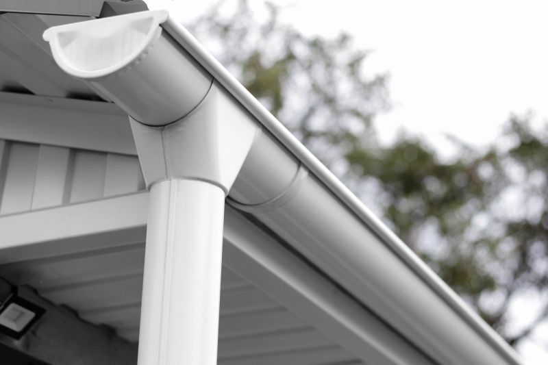 Gutter System with Leaf Guards